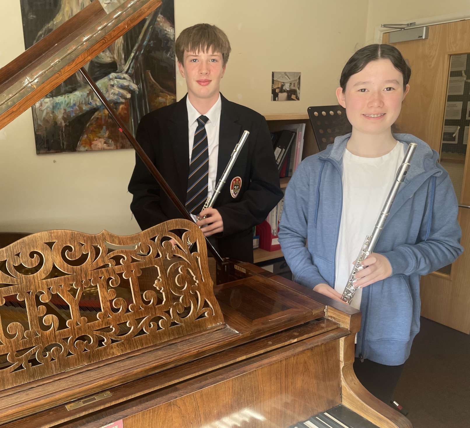 Flautists Mark and Myeongsuk